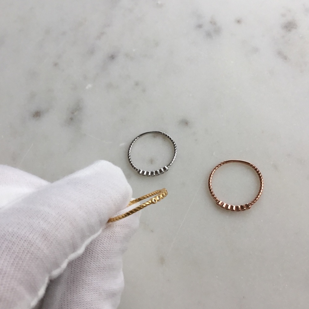 Sterling 3 Piece Ring Set - Picture 16 of 16